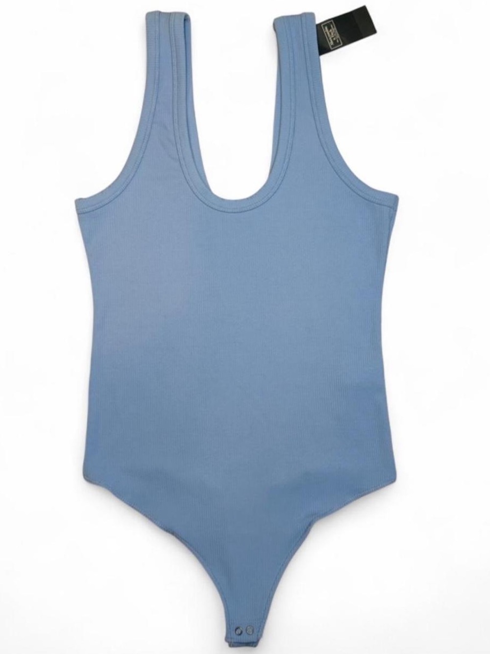 Abercrombie & Fitch Seamless Rib Scoopneck Bodysuit Medium